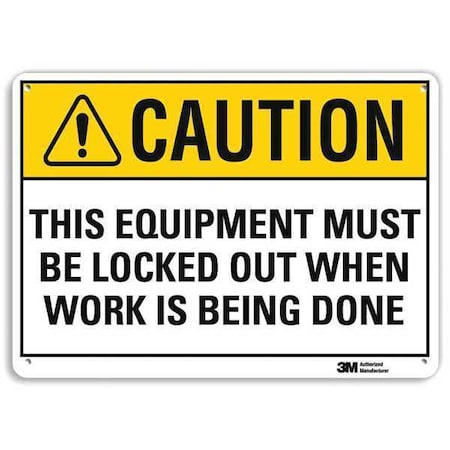 Safety Sign, 7 in Height, 10 in Width, Aluminum, Vertical Rectangle, English MPN:U4-1028-RA_10X7