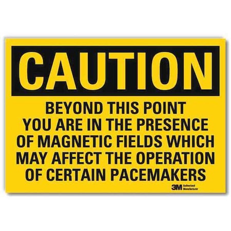 Safety Sign, 5 in H, 7 in Width, Reflective Sheeting, Horizontal Rectangle, English, U4-1085-RD_7X5 MPN:U4-1085-RD_7X5
