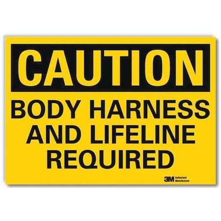 Caution Sign, 5inx7in, Reflective Sheeting MPN:U4-1092-RD_7X5