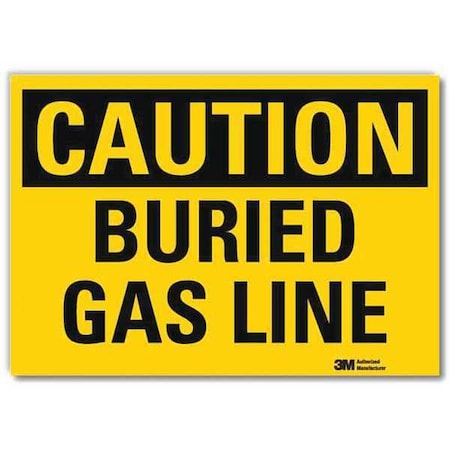 Caution Sign, 7 in H, 10 in W, Vertical Rectangle, English, U4-1101-RD_10X7 MPN:U4-1101-RD_10X7