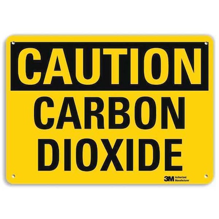 Caution Sign, 7 in H, 10 in W, Plastic, Vertical Rectangle, English, U4-1105-NP_10X7 MPN:U4-1105-NP_10X7