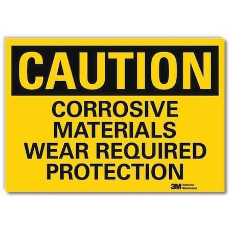 Caution Sign, 5inx7in, Reflective Sheeting MPN:U4-1160-RD_7X5