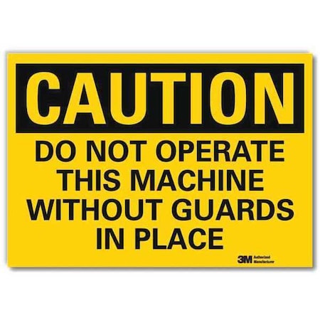 Safety Sign, 5 in H, 7 in Width, Reflective Sheeting, Horizontal Rectangle, English, U4-1190-RD_7X5 MPN:U4-1190-RD_7X5