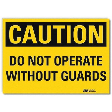 Safety Sign, 5 in H, 7 in Width, Reflective Sheeting, Horizontal Rectangle, English, U4-1196-RD_7X5 MPN:U4-1196-RD_7X5