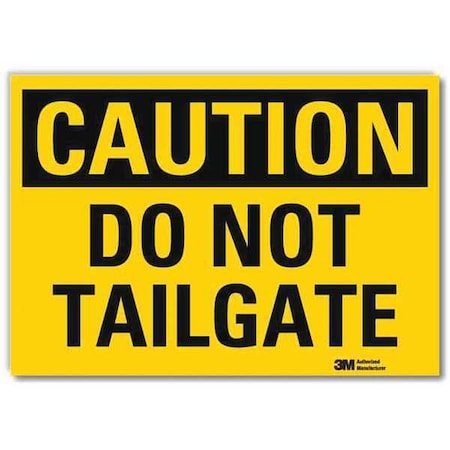 Reflective Traffic Safety Label, 5 in H, 7 in W, Plastic, Horizontal Rectangle, U4-1205-RD_7X5 MPN:U4-1205-RD_7X5