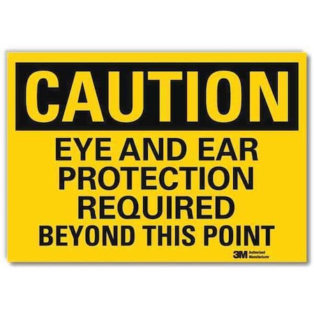 Caution Sign, 7inx10in, Reflctv Sheeting MPN:U4-1270-RD_10X7