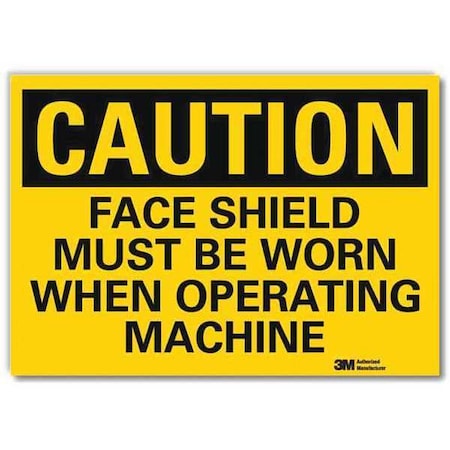 Safety Sign, 10 in Height, 14 in Width, Reflective Sheeting, Horizontal Rectangle, English MPN:U4-1297-RD_14X10