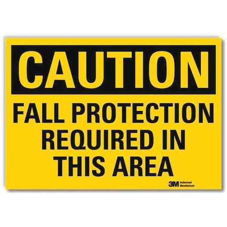 Caution Sign, 5 in x 7 in, Rflct Sheeting MPN:U4-1300-RD_7X5