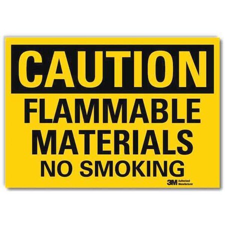 No Smoking Sign, 5 in H, 7 in W, Reflective Sheeting, Horizontal Rectangle, English, U4-1313-RD_7X5 MPN:U4-1313-RD_7X5