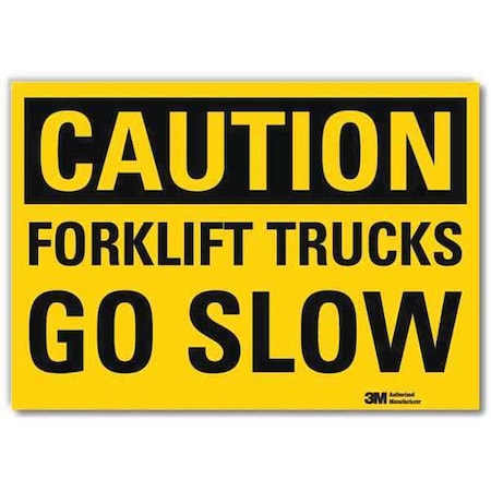 Safety Sign, 10 in H, 14 in W, Reflective Sheeting, Horizontal Rectangle, English, U4-1330-RD_14X10 MPN:U4-1330-RD_14X10