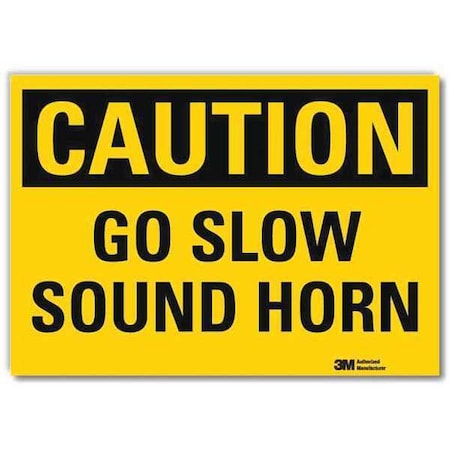 Safety Sign, 10 in H, 14 in W, Plastic, Horizontal Rectangle, English, U4-1341-RD_14X10 MPN:U4-1341-RD_14X10