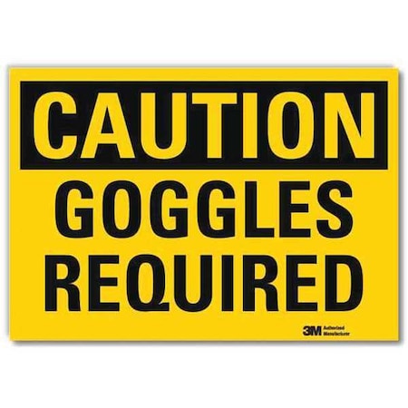Caution Sign, 5inx7in, Reflective Sheeting MPN:U4-1344-RD_7X5