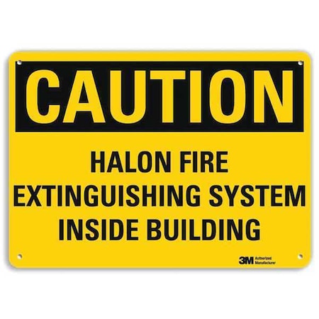Safety Sign, 7 in Height, 10 in Width, Aluminum, Vertical Rectangle, English MPN:U4-1352-RA_10X7