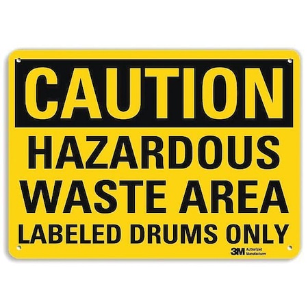 Safety Sign, 7 in Height, 10 in Width, Aluminum, Vertical Rectangle, English, U4-1378-RA_10X7 MPN:U4-1378-RA_10X7
