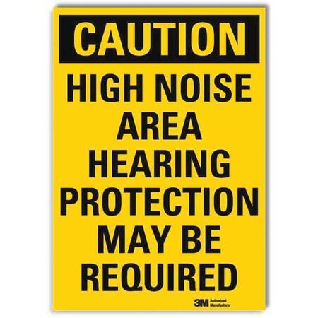 Caution Sign, 7inx5in, Reflective Sheeting MPN:U4-1415-RD_5X7