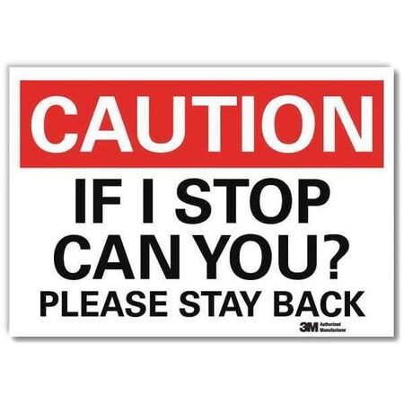 Reflective Traffic Safety Label, 10 in H, 14 in W, Plastic, Horizontal Rectangle, U4-1439-RD_14X10 MPN:U4-1439-RD_14X10