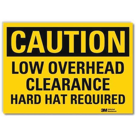 Safety Sign, 5 in Height, 7 in Width, Reflective Sheeting, Horizontal Rectangle, English MPN:U4-1518-RD_7X5
