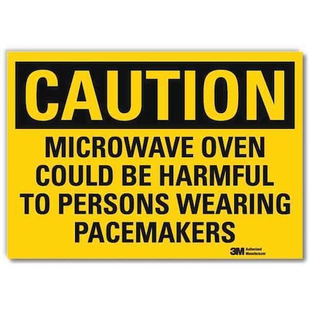 Caution Sign, 10 in Height, 14 in Width, Reflective Sheeting, Horizontal Rectangle, English MPN:U4-1532-RD_14X10