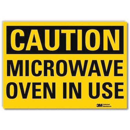 Caution Sign, 7 in H, 10 in W, Reflective Sheeting, Vertical Rectangle, U4-1533-RD_10X7 MPN:U4-1533-RD_10X7