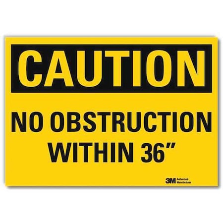 Safety Sign, 10 in Height, 14 in Width, Reflective Sheeting, Horizontal Rectangle, English MPN:U4-1542-RD_14X10