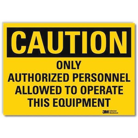 Safety Sign, 7 in W, 5 in H, Reflective Sheeting, Yellow MPN:U4-1565-RD_7X5