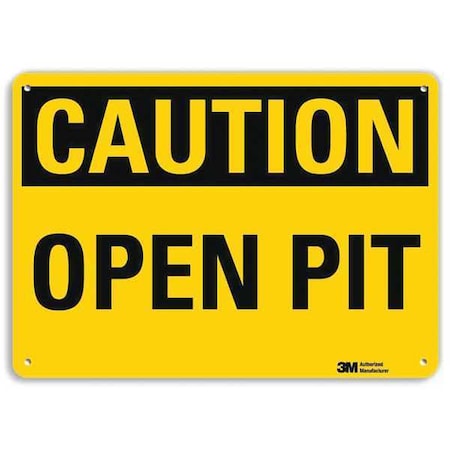 Safety Sign, 7 in Height, 10 in Width, Aluminum, Vertical Rectangle, English, U4-1567-RA_10X7 MPN:U4-1567-RA_10X7