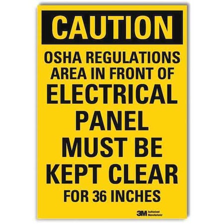 Safety Sign, 7 in Height, 5 in Width, Reflective Sheeting, Vertical Rectangle, English MPN:U4-1572-RD_5X7