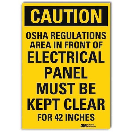 Safety Sign, 14 in Height, 10 in Width, Reflective Sheeting, Vertical Rectangle, English MPN:U4-1573-RD_10X14