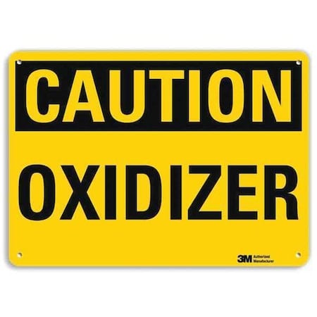 Caution Sign, 7 in H, 10 in W, Vertical Rectangle, English, U4-1581-NA_10x7 MPN:U4-1581-NA_10x7