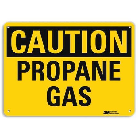 Caution Sign, 10 in H, 14 in W, Horizontal Rectangle, English, U4-1608-NA_14x10 MPN:U4-1608-NA_14x10