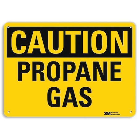 Caution Sign, 10 in H, 14 in W, Plastic, Horizontal Rectangle, English, U4-1608-NP_14X10 MPN:U4-1608-NP_14X10