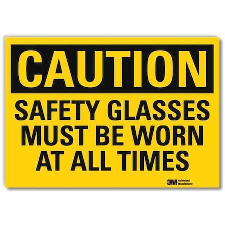 Safety Sign, 10 in Height, 14 in Width, Reflective Sheeting, Horizontal Rectangle, English MPN:U4-1645-RD_14X10
