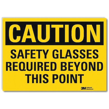 Safety Sign, 7 in W, 5 in H, Reflective Sheeting, Yellow MPN:U4-1649-RD_7X5