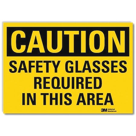 Safety Sign, 14 in W, 10 in H, Reflective Sheeting, Yellow MPN:U4-1650-RD_14X10