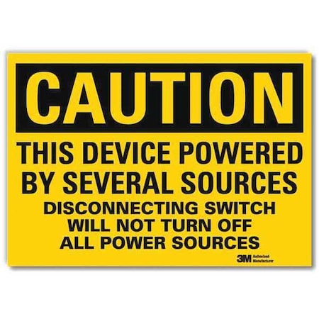 Safety Sign, 7 in Height, 10 in W, Reflective Sheeting, Vertical Rectangle, English, U4-1704-RD_10X7 MPN:U4-1704-RD_10X7