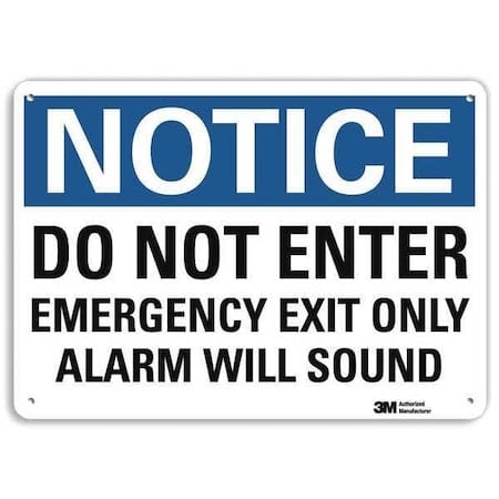 Exit Sign, Recycled Aluminum, 10