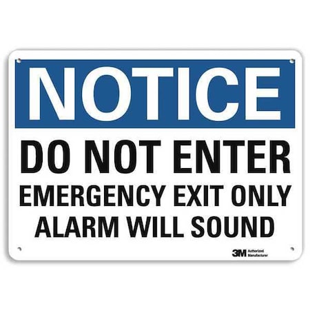Exit Sign, Recycled Aluminum, 14