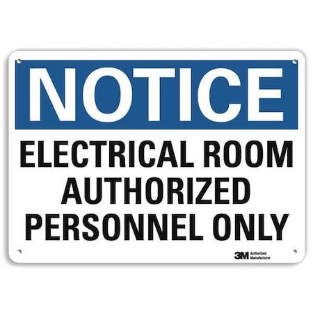 Plastic Notice Sign, 4 Holes, 10
