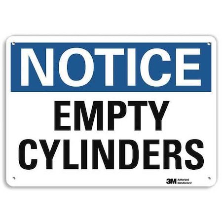 Notice Sign, 7 in H, 10 in W, Vertical Rectangle, English, U5-1196-RA_10X7 MPN:U5-1196-RA_10X7