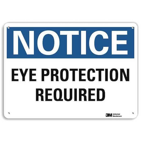 Plastic Notice Sign, 4 Holes, 10