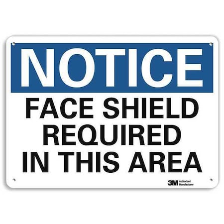 Plastic Notice Sign, 4 Holes, 10