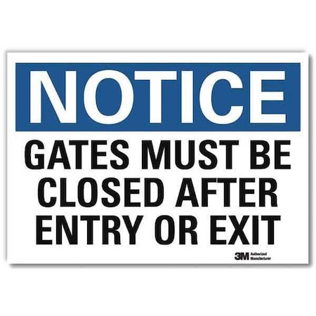 Notice Sign, 10