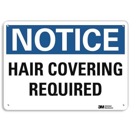 Notice Sign, RecycldReflecAlum, 10inWx7inH, U5-1244-RA_10X7 MPN:U5-1244-RA_10X7