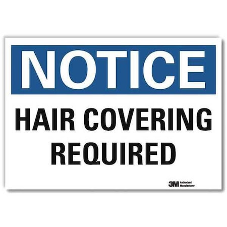 NoticeSign, ReflectSelfAdhVinyl, 7inWx5inH, U5-1244-RD_7X5 MPN:U5-1244-RD_7X5