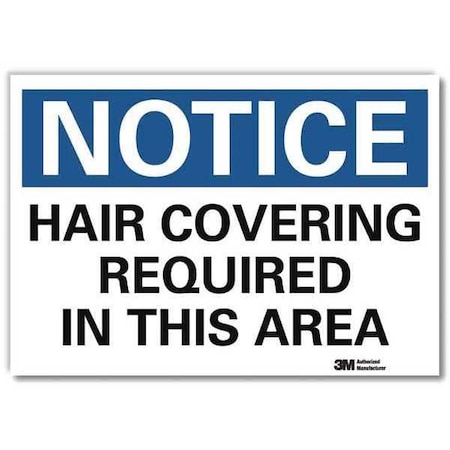 NoticeSign, ReflcSelfAdhVinyl, 14inWx10inH, U5-1246-RD_14X10 MPN:U5-1246-RD_14X10