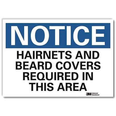 NoticeSign, ReflecSelfAdhVinyl, 10inWx7inH, U5-1248-RD_10X7 MPN:U5-1248-RD_10X7