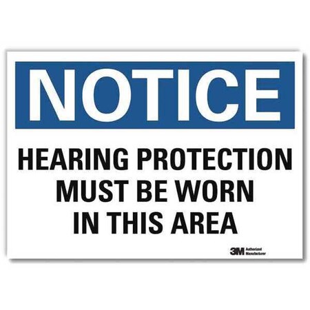 NoticeSign, ReflectSelfAdhVinyl, 7inWx5inH, U5-1265-RD_7X5 MPN:U5-1265-RD_7X5