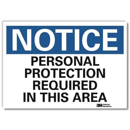NoticeSign, ReflecSelfAdhVinyl, 10inWx7inH, U5-1442-RD_10X7 MPN:U5-1442-RD_10X7