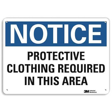 Notice Sign, RecycldReflecAlum, 10inWx7inH, U5-1471-RA_10X7 MPN:U5-1471-RA_10X7