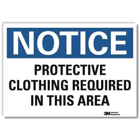 NoticeSign, ReflcSelfAdhVinyl, 14inWx10inH, U5-1471-RD_14X10 MPN:U5-1471-RD_14X10